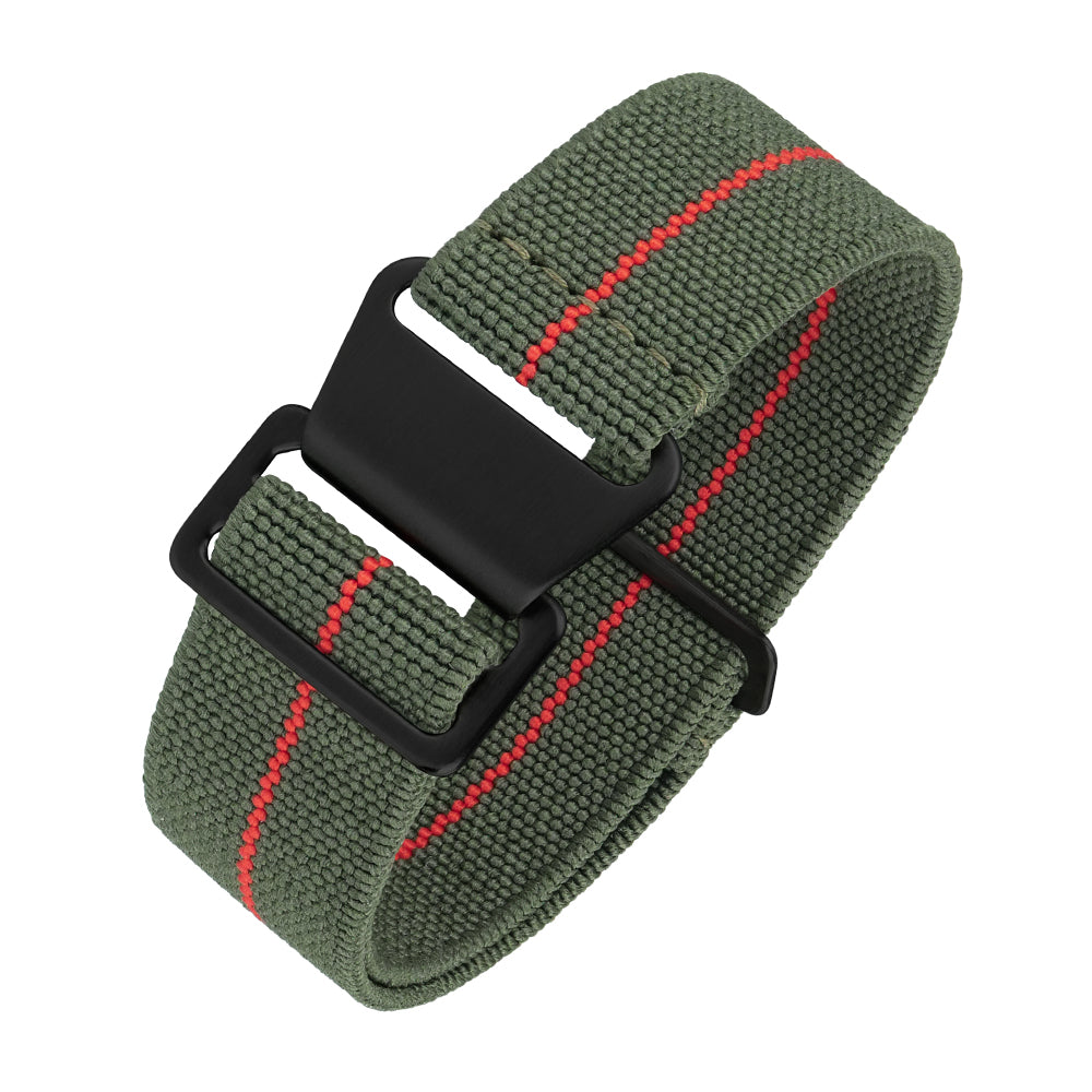 Militado Elastic Nylon Watch Band Military Watch Strap Men Outdoors Sport 20mm 22mm