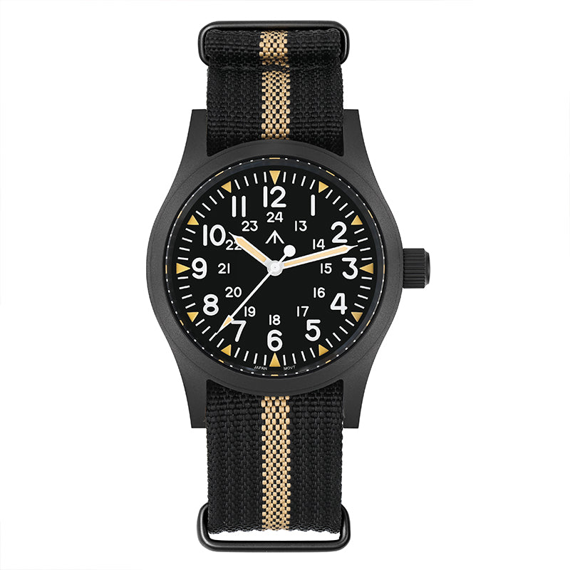 Militado 38mm PVD Bronze Watch Military Watch ML05