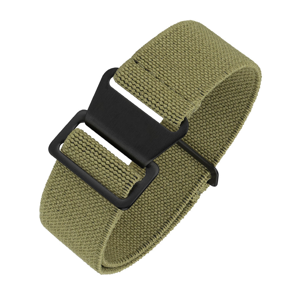 Militado Elastic Nylon Watch Band Military Watch Strap Men Outdoors Sport 20mm 22mm