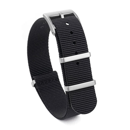 High Quality Nylon Watch Band Sandblast Buckle 19mm