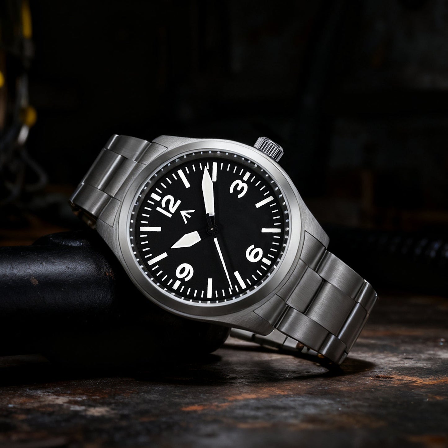 ★11.11 Sale★ Militado 38mm VH31 Retro Field Watch ML08