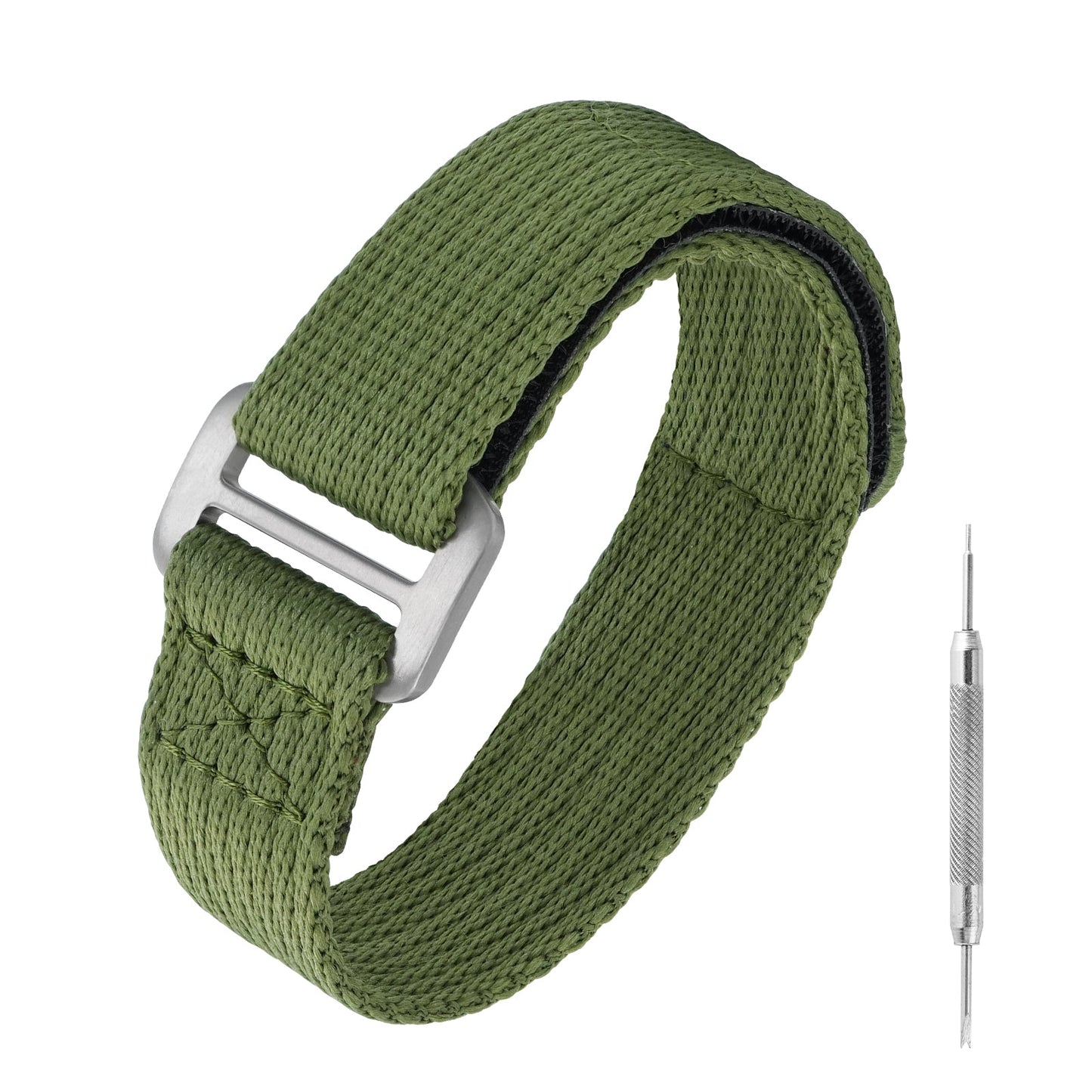 Magic Tape Soft Nylon Watchband Titanium Buckle 20mm 22mm