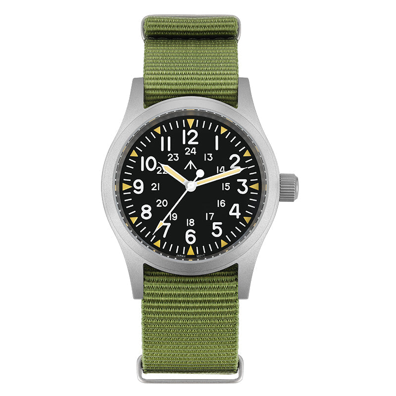 Militado 38mm Sapphire Crystal Field Military Watch ML05
