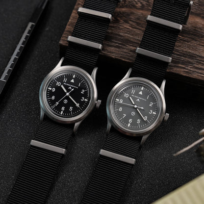 Militado 36mm Retro Military Watch VH31/VH65 Sweeping Hand ML14 V2