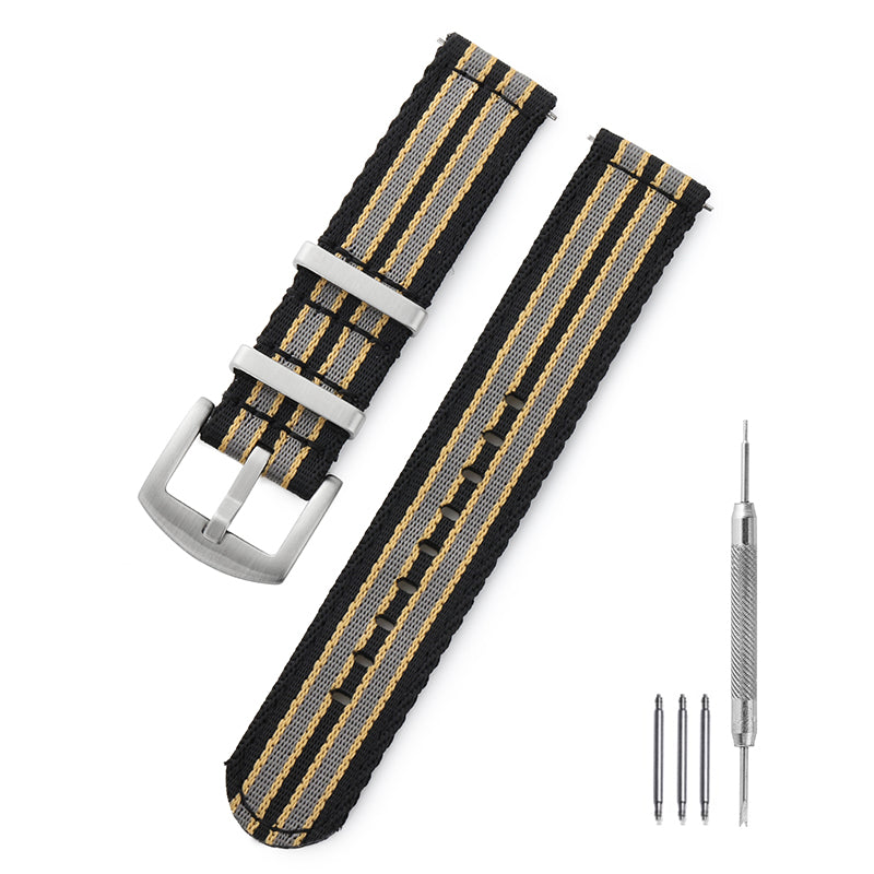 Militado Quick Replacement Military Watch Nylon Strap 20mm