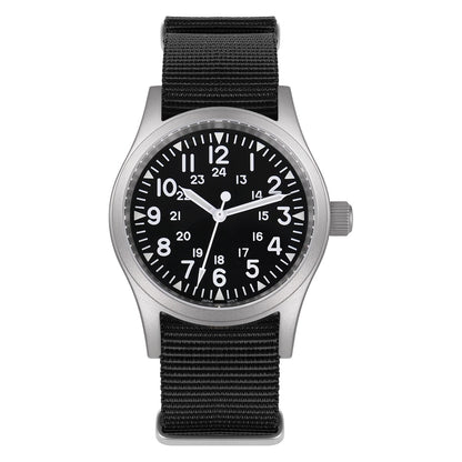 Militado VH31 Vintage Field Watch ML05 White Dial