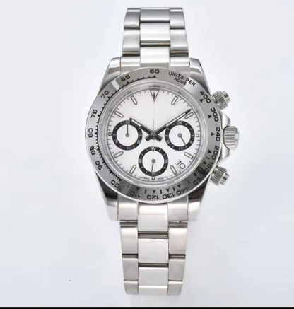 Nologo Daytona VK63 Quartz Watch Sapphire Glass 3ATM 39MM  Luminous Chronograph