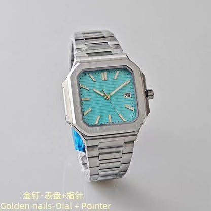 Square Watch TD303M 38MMN NH35 Automatic Movement 5bar Sapphire Multiple color
