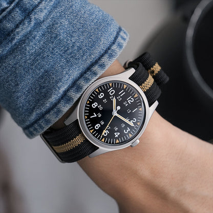 Militado 36mm High Domed VH31 Field Watch ML07