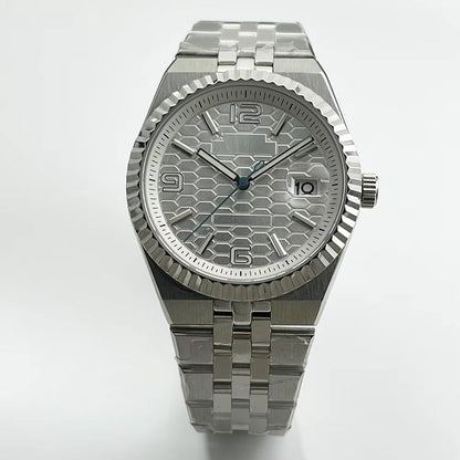 PRX Watch Fluted Case TD305F 40mm NH35 Automatic watch land type Sapphire Honeycomb dial 5bar