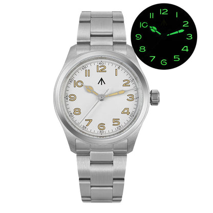 ★11.11 Sale★ Militado 38mm VH31 Retro Field Watch ML08