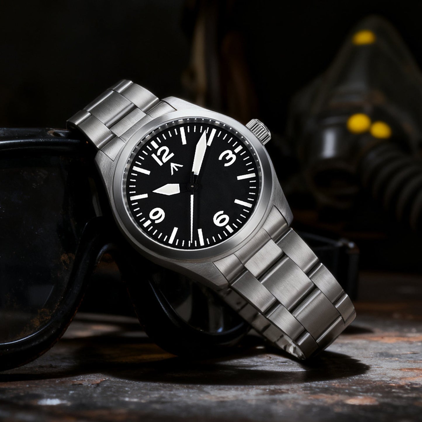 ★11.11 Sale★Militado 38mm Military Watch Vintage Field Watch 369 Dial ML08