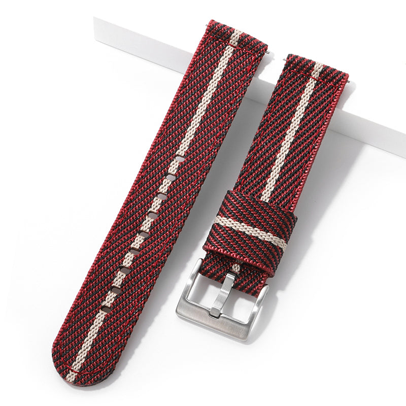 Militado Nylon Canvas Strap Watchband 20mm