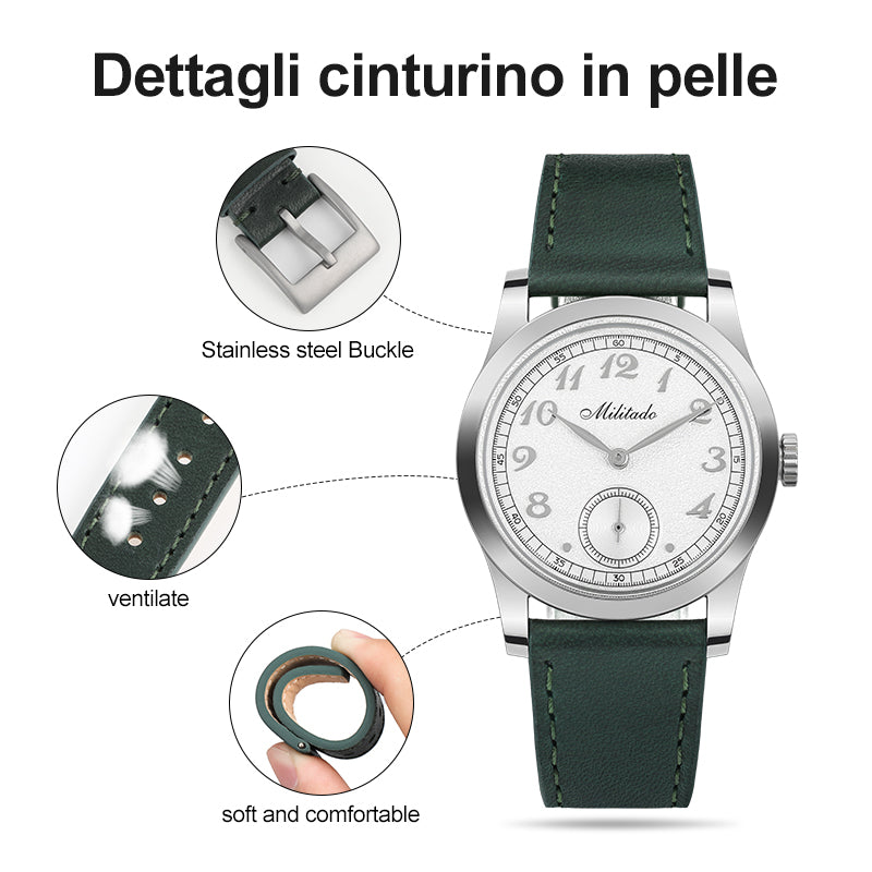 Militado Original ML01 Genuine Leather Watch Strap