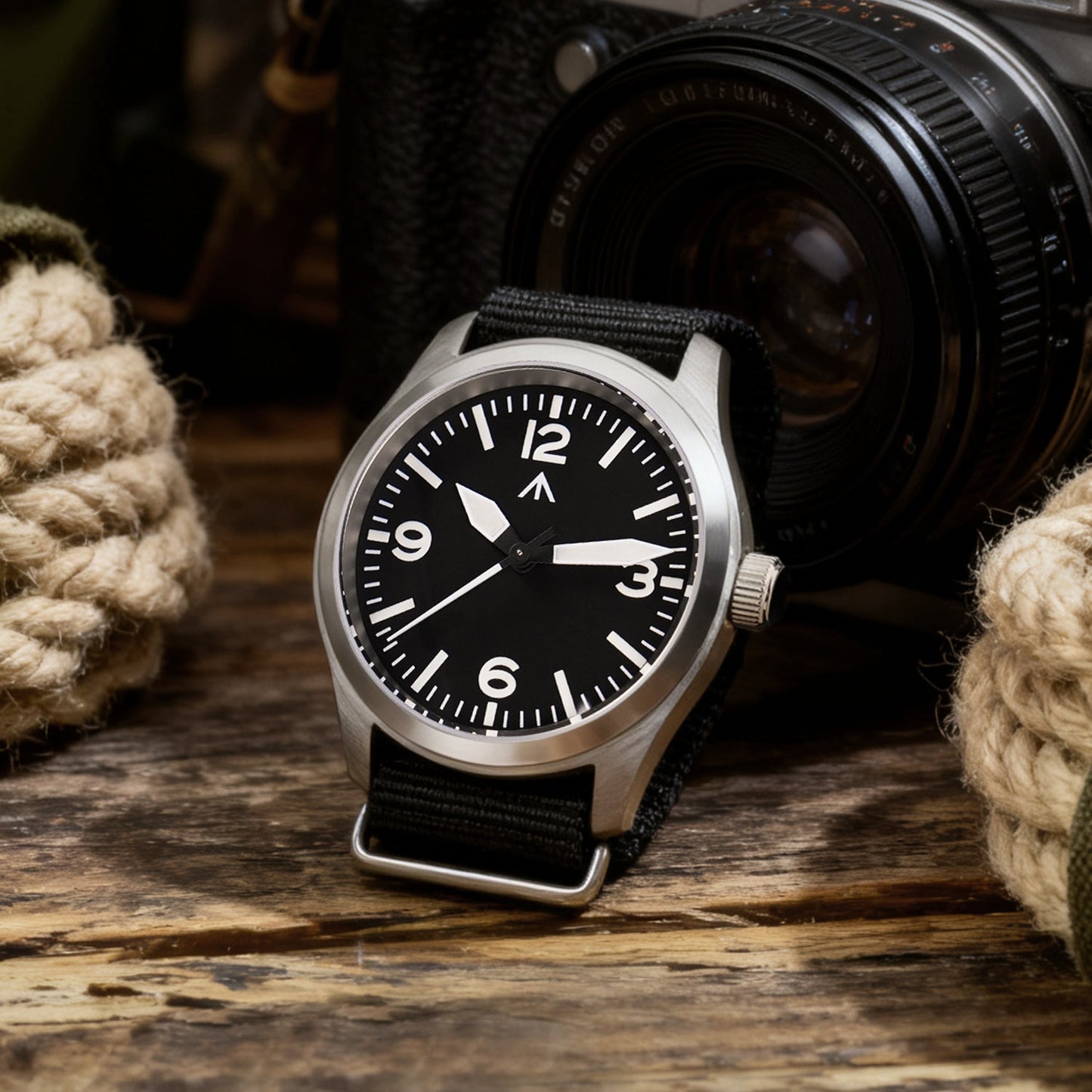 ★11.11 Sale★Militado 38mm Retro VH31 Military Watch ML08