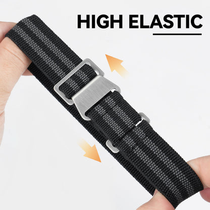 Militado Elastic Nylon Watch Band Military Watch Strap Men Outdoors Sport 20mm 22mm