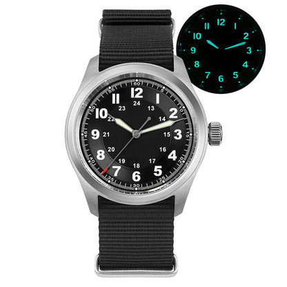 ★11.11 Sale★Militado 38mm Sapphire Crystal Field Watch ML08 Grey Dial