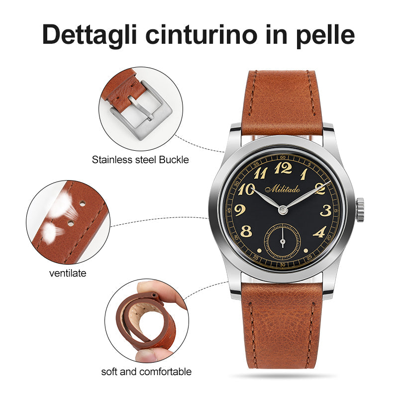 Militado Original ML01 Genuine Leather Watch Strap