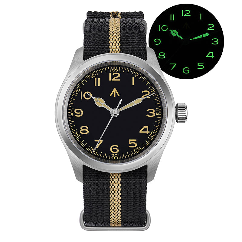 ★11.11 Sale★Militado 38mm Retro VH31 Military Watch ML08