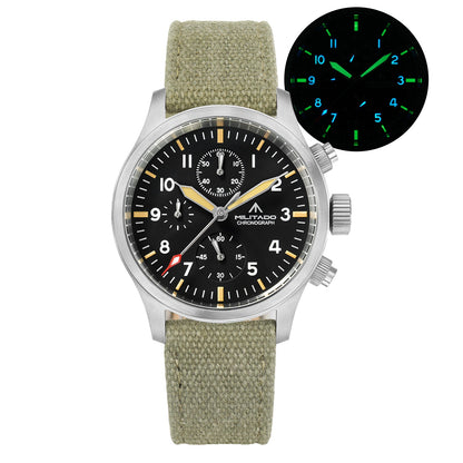 ★New Arrival★ Militado Retro 39mm Chronograph Watch ML1868-3