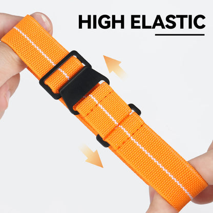Militado Elastic Nylon Watch Band Military Watch Strap Men Outdoors Sport 20mm 22mm