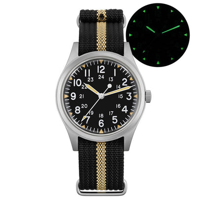 Militado 36mm High Domed VH31 Field Watch ML07