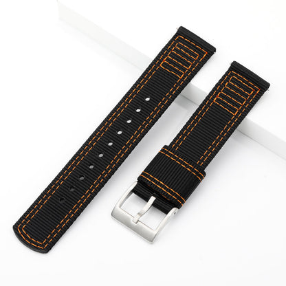 Premium Quality Nylon Fabric Strap for Military Watch 20mm 22mm