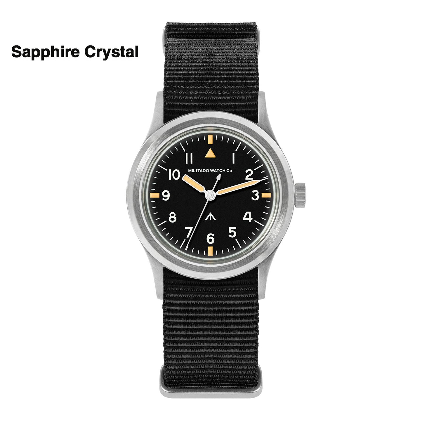 Militado 36mm Retro Military Watch VH31/VH65 Sweeping Hand ML14 V2