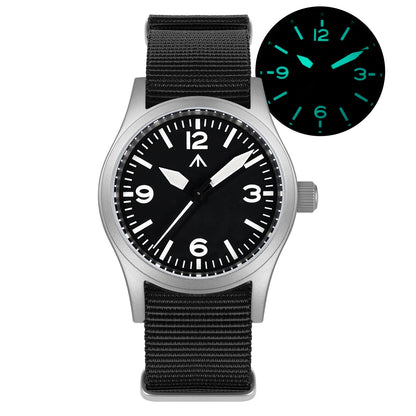Militado 38mm Sapphire Crystal Field Military Watch ML05