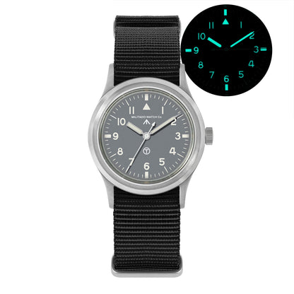 Militado 36mm Retro Military Watch VH31/VH65 Sweeping Hand ML14 V2