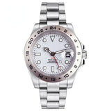 Fixed Bezel GMT Watch 39mm Wristrull G301 NH34 Automatic Watch Date 24H Sapphire Luminous 10Bar