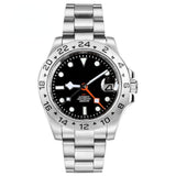 Fixed Bezel GMT Watch 39mm Wristrull G301 NH34 Automatic Watch Date 24H Sapphire Luminous 10Bar