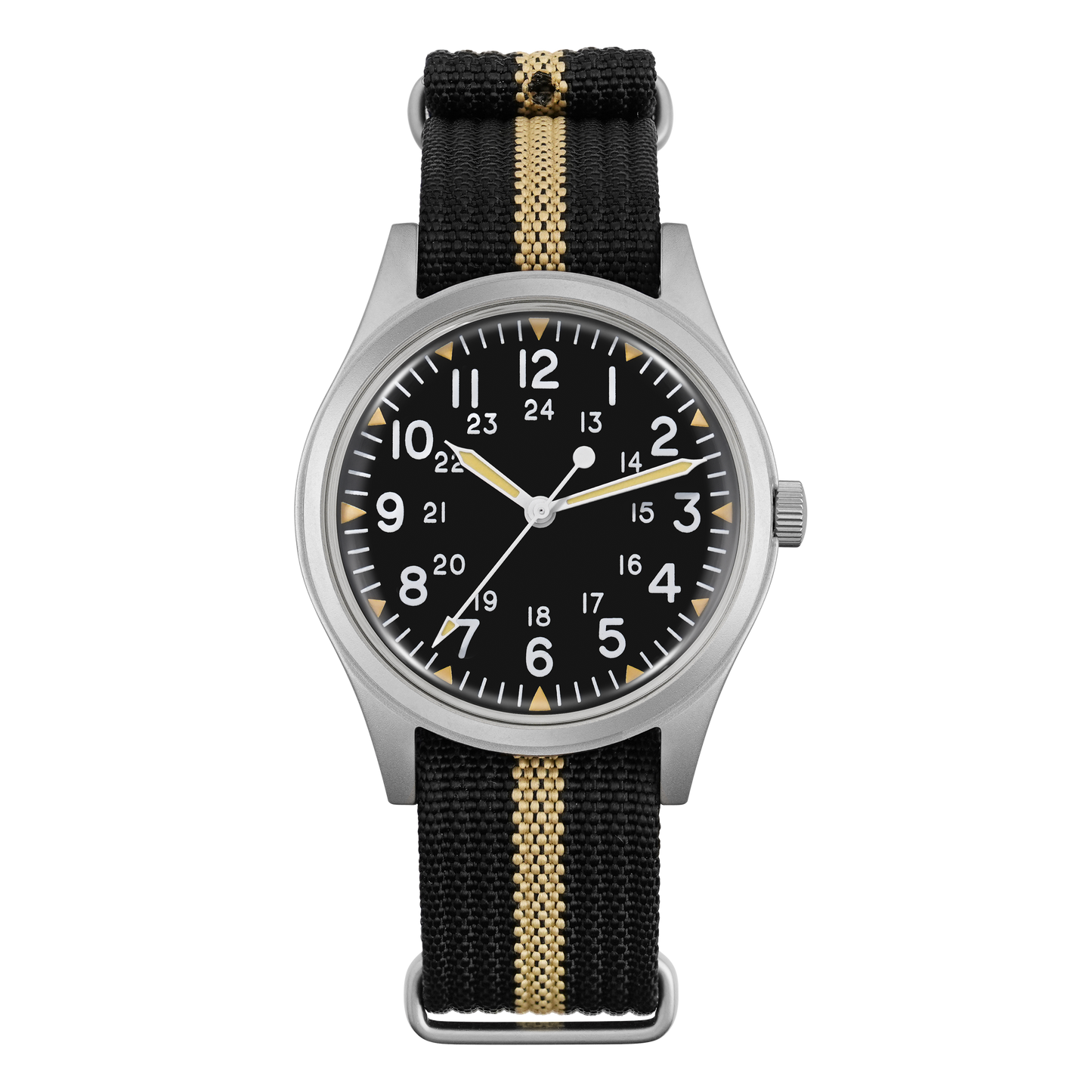 Militado 36mm High Domed VH31 Field Watch ML07