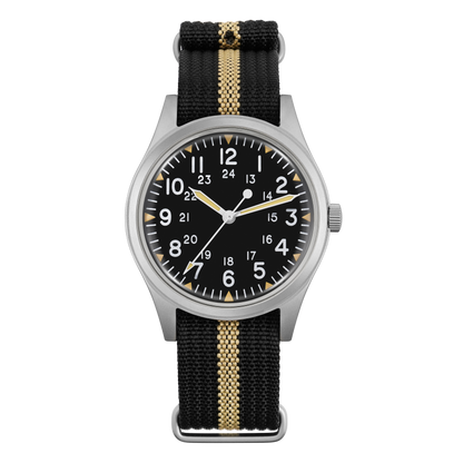 Militado 36mm High Domed VH31 Field Watch ML07