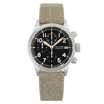 Militado 39mm Retro VK67 Quartz Chronograph Watch ML1868