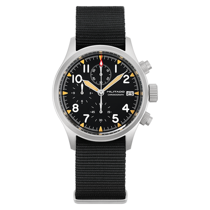 Militado 39mm Retro VK67 Quartz Chronograph Watch ML1868