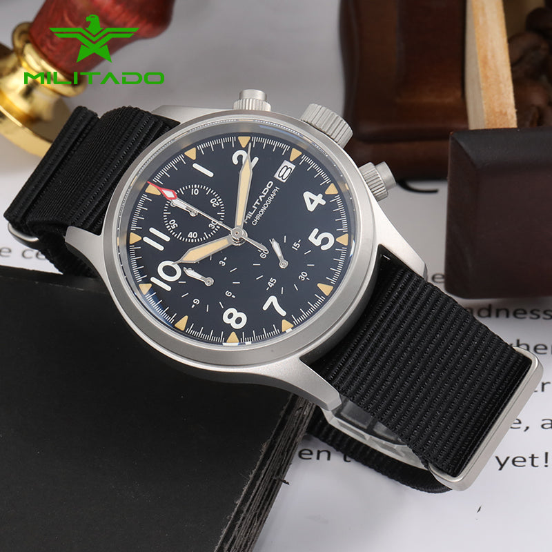 Militado Retro VK67 Quartz Chronograph Watch ML1868