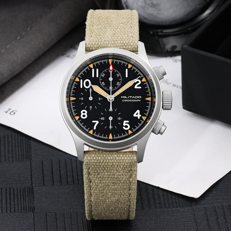 Militado Retro VK67 Quartz Chronograph Watch ML1868