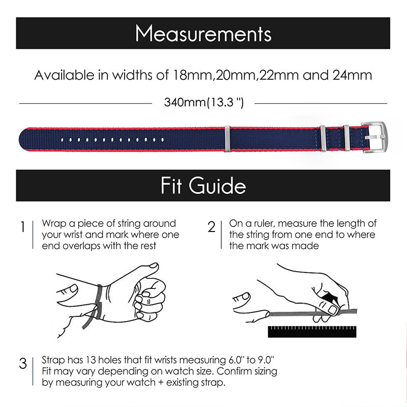 ★Special Offer★007 Premium Quality Nylon Fabric Strap