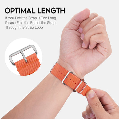 Premium Quality Nylon Watch Band 22mm 20mm 18mm