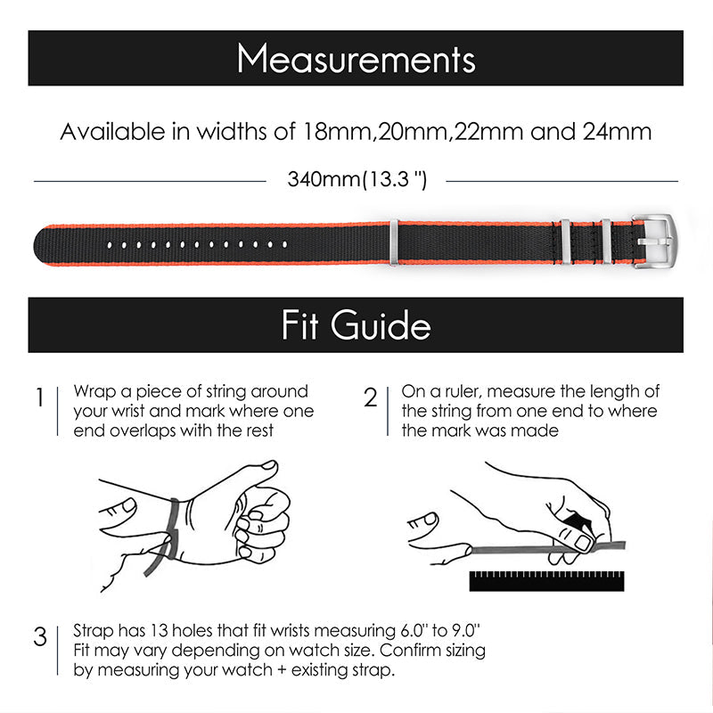 ★Special Offer★007 Premium Quality Nylon Fabric Strap