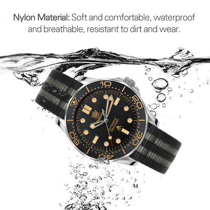 Militado Easy Release Nylon Strap for Field Watch 20mm 22mm