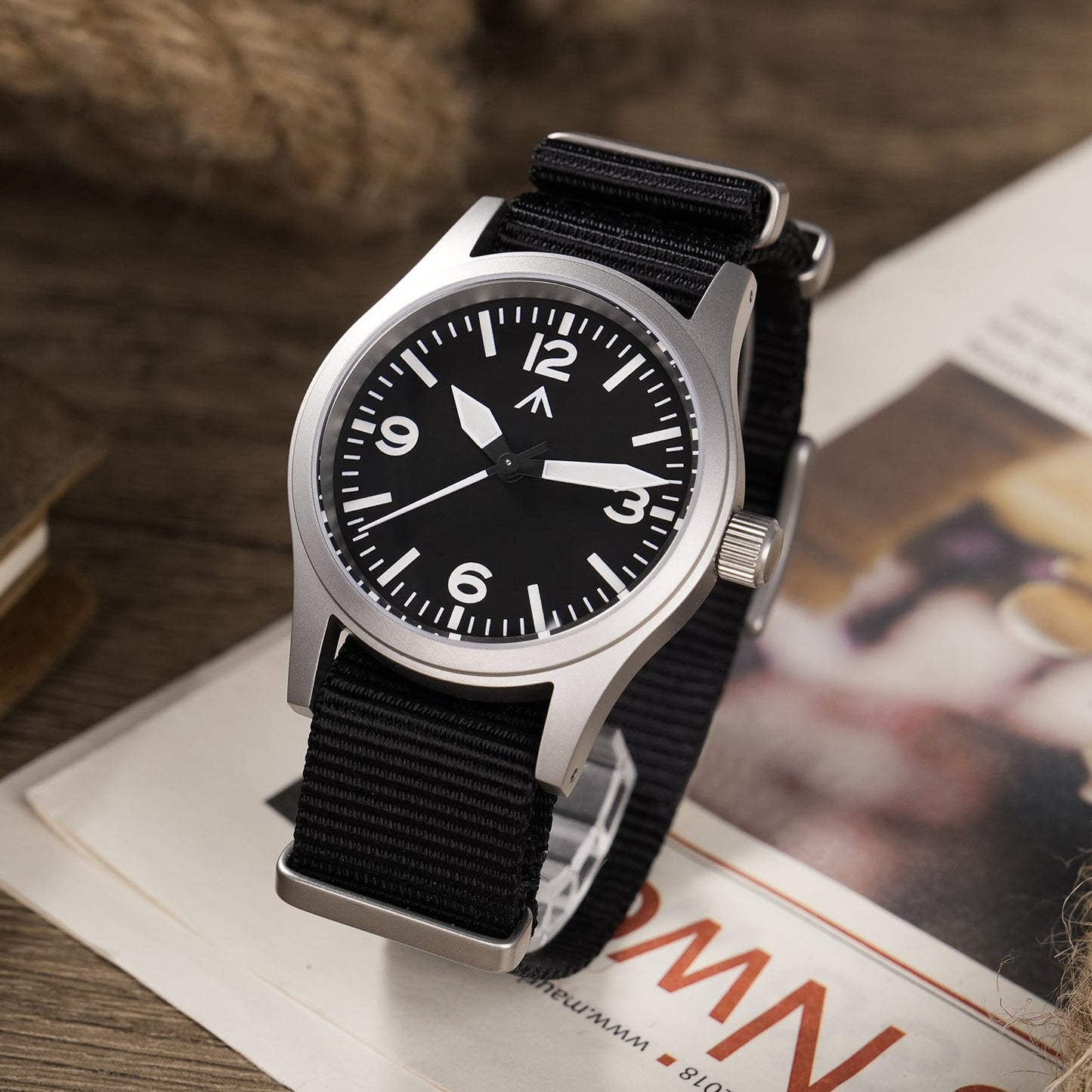 Militado 38mm Sapphire Crystal Field Military Watch ML05