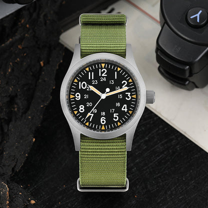 Militado 38mm Sapphire Crystal Field Military Watch ML05
