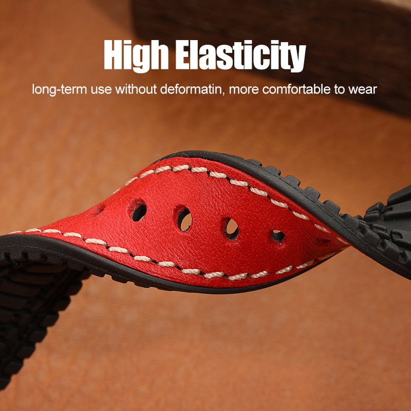 Premium Quality Leather-Fluorine Watch Bands Vintage Strap 20mm 22mm