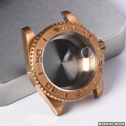 40mm High QUALITY Real Bronze Case Copper Water Ghost Case 28.5mm Dial Sapphire Mirror Suitable for NH35/36 Movement - Tandorio Watches