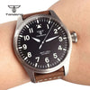 43mm Tandorio Big Pilot Watch TD144B NH35 PT5000 Automatic 20BAR Sapphire Luminous - Tandorio Watches