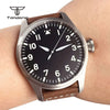 43mm Tandorio Big Pilot Watch TD144B NH35 PT5000 Automatic 20BAR Sapphire Luminous - Tandorio Watches