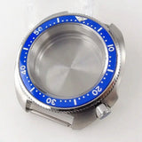 44mm Abalone Watch Case Turtle Captain Willard Stainless Steel 20BAR Sapphire Glass Ceramic Rotating Bezel Fit TMI NH34 NH35 NH36 ETA2824 PT5000 Movt