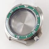 44mm Abalone Watch Case Turtle Captain Willard Stainless Steel 20BAR Sapphire Glass Ceramic Rotating Bezel Fit TMI NH34 NH35 NH36 ETA2824 PT5000 Movt